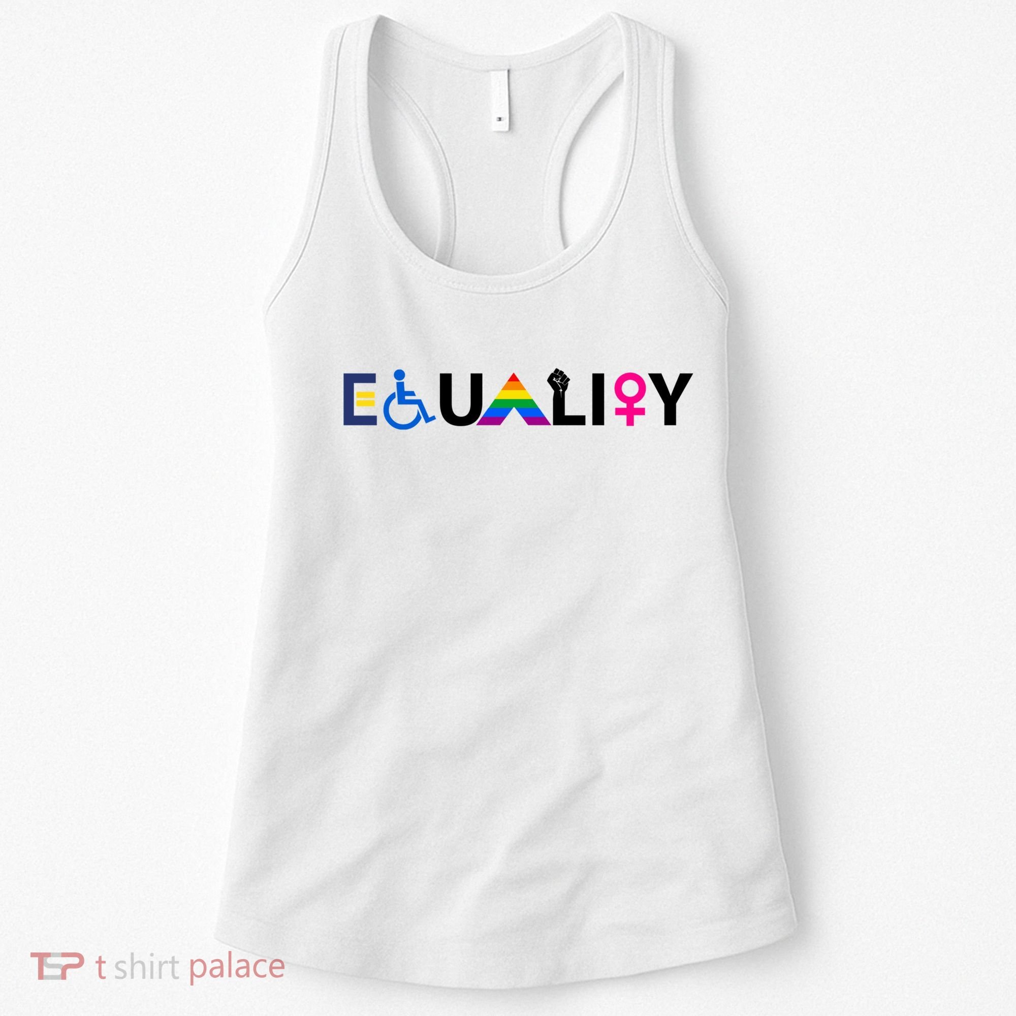 Equality Equal Rights Lgbtq Ally Unity Pride Feminist Gift Women's Tank Top