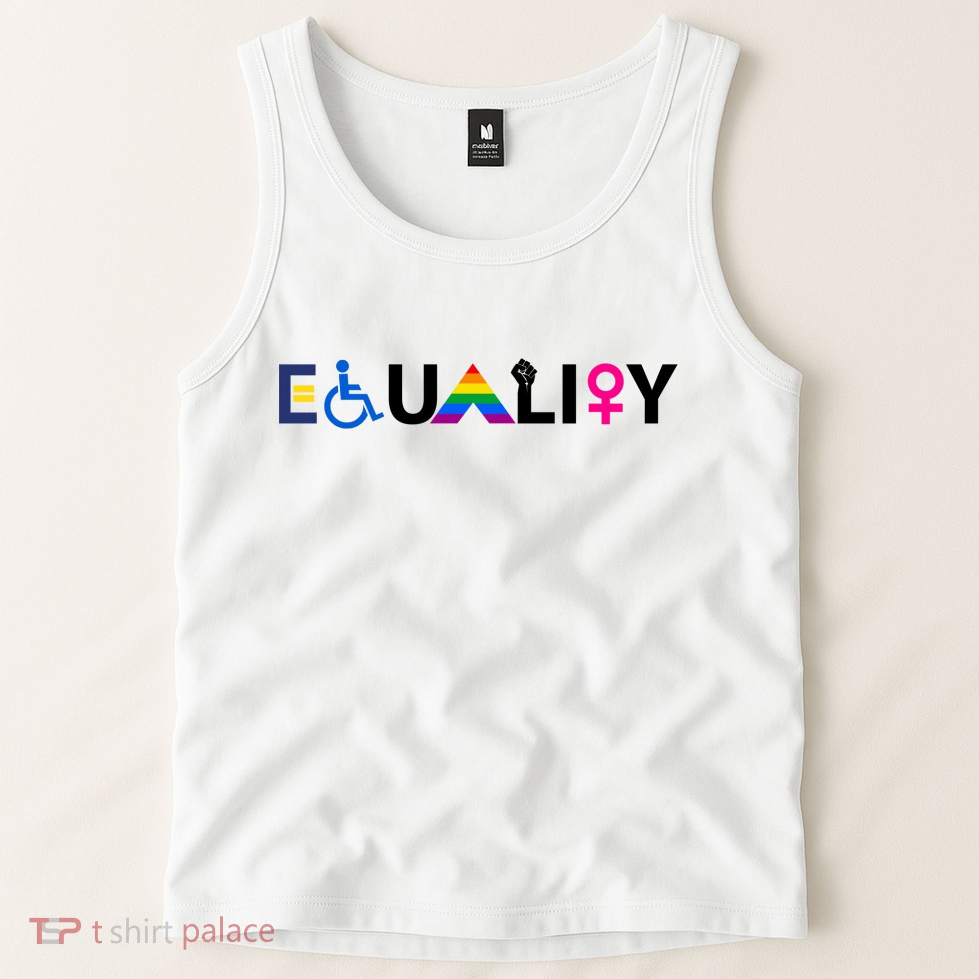 Equality Equal Rights Lgbtq Ally Unity Pride Feminist Gift Tank Top