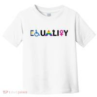 Equality Equal Rights Lgbtq Ally Unity Pride Feminist Gift Toddler T-Shirt thumb 0