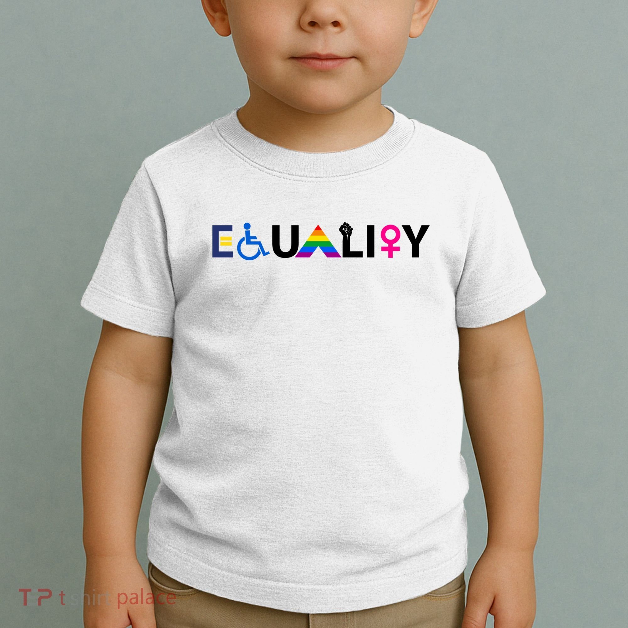 Equality Equal Rights Lgbtq Ally Unity Pride Feminist Gift Toddler T-Shirt