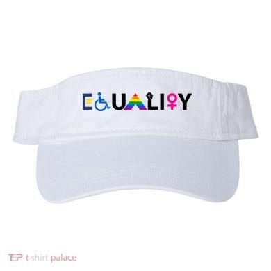 Equality Equal Rights Lgbtq Ally Unity Pride Feminist Gift Visor