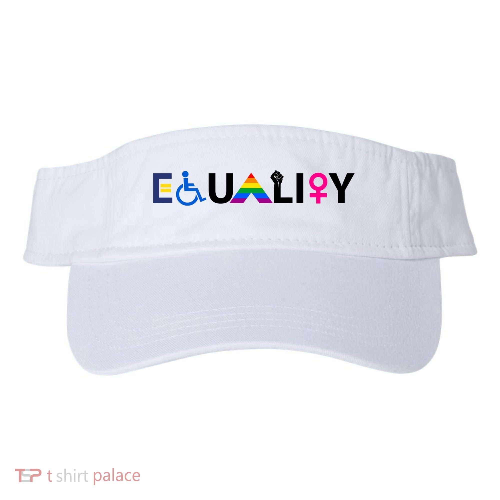 Equality Equal Rights Lgbtq Ally Unity Pride Feminist Gift Visor