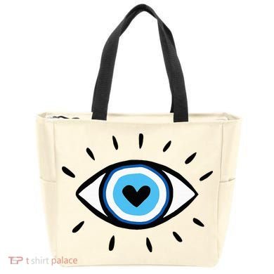 Evil Eye Spiritual Aesthetic Esoteric Mystical Themed Tote Bag