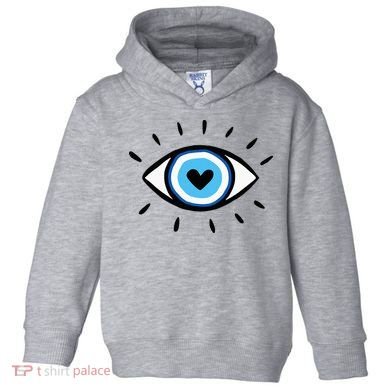 Evil Eye Spiritual Aesthetic Esoteric Mystical Themed Toddler Hoodie