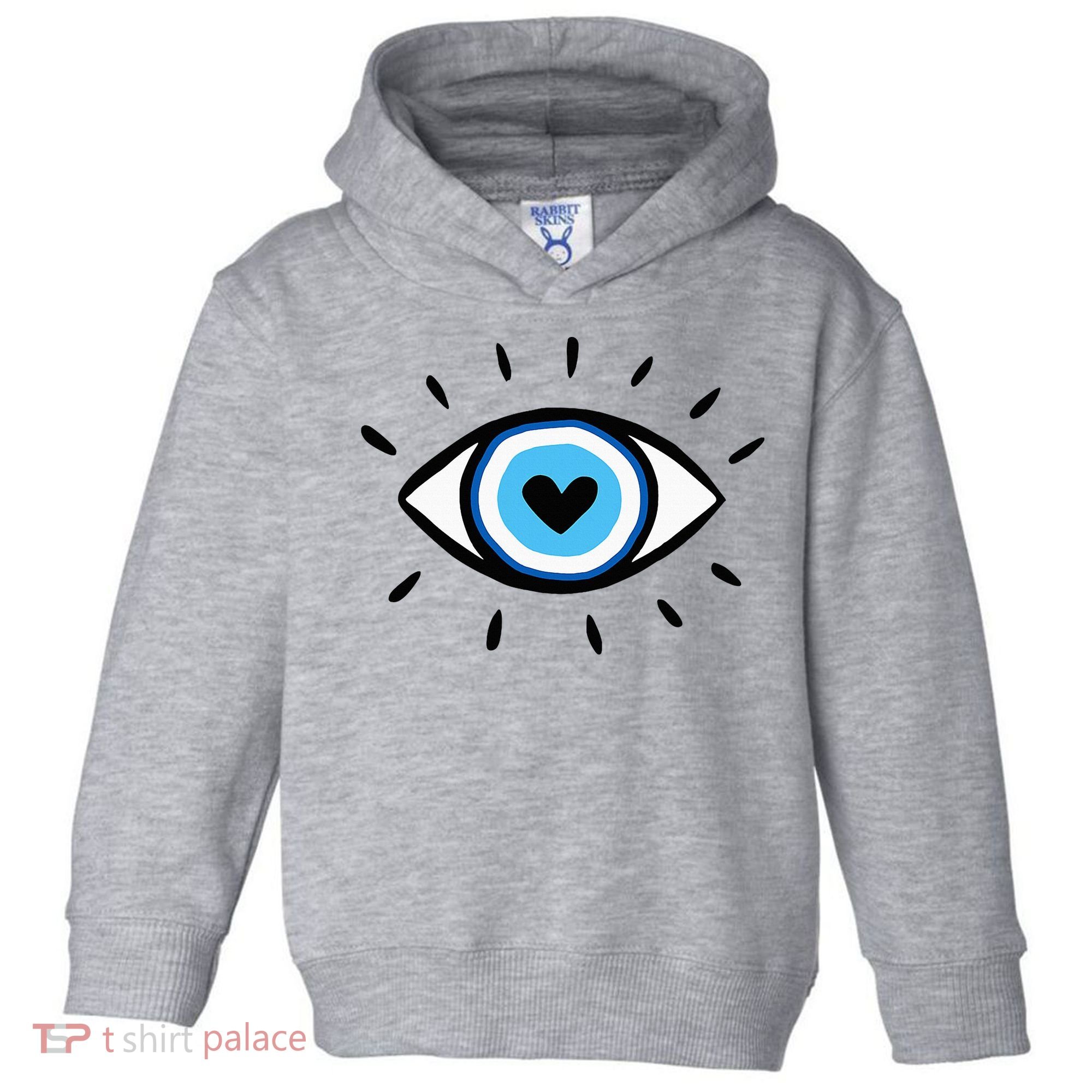 Evil Eye Spiritual Aesthetic Esoteric Mystical Themed Toddler Hoodie
