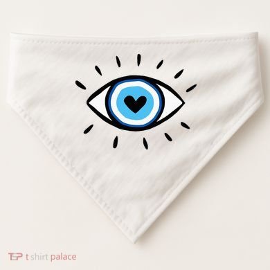 Evil Eye Spiritual Aesthetic Esoteric Mystical Themed USA-Made Doggie Bandana