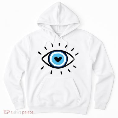 Evil Eye Spiritual Aesthetic Esoteric Mystical Themed Hoodie
