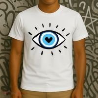 Evil Eye Spiritual Aesthetic Esoteric Mystical Themed T-Shirt thumb 3