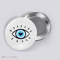 Evil Eye Spiritual Aesthetic Esoteric Mystical Themed Button thumb 0