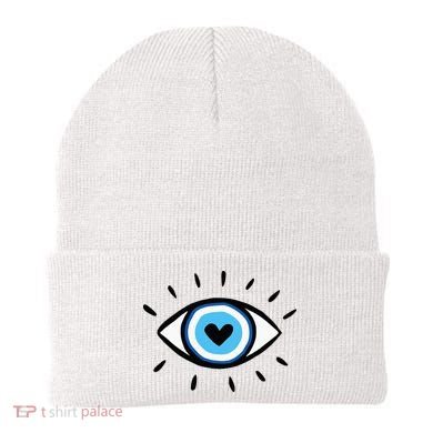 Evil Eye Spiritual Aesthetic Esoteric Mystical Themed Beanie