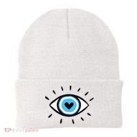 Evil Eye Spiritual Aesthetic Esoteric Mystical Themed Beanie thumb 0