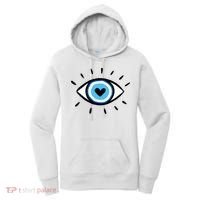 Evil Eye Spiritual Aesthetic Esoteric Mystical Themed Women's Hoodie thumb 0