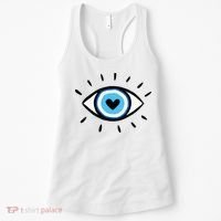 Evil Eye Spiritual Aesthetic Esoteric Mystical Themed Women's Tank Top thumb 0