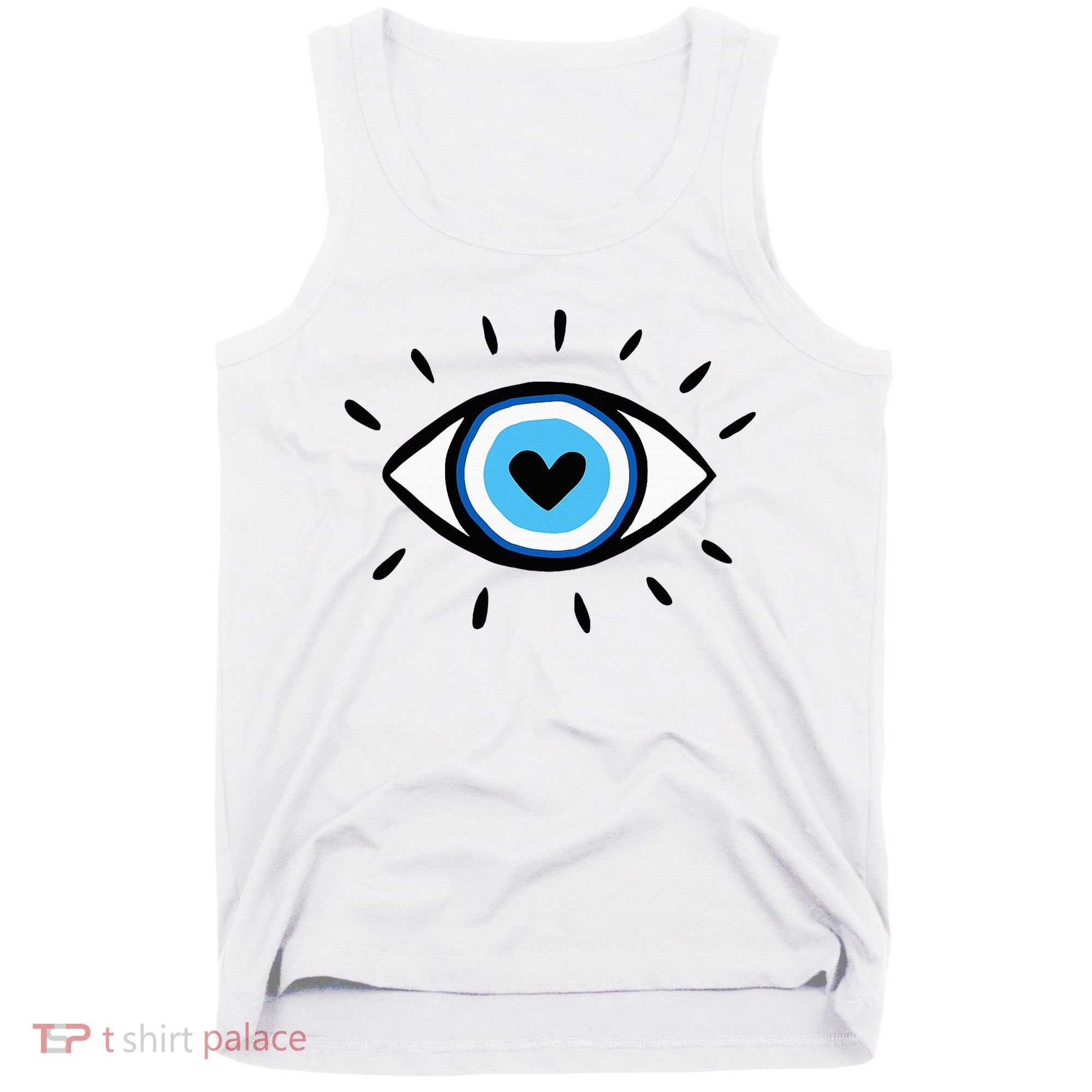 Evil Eye Spiritual Aesthetic Esoteric Mystical Themed Tank Top