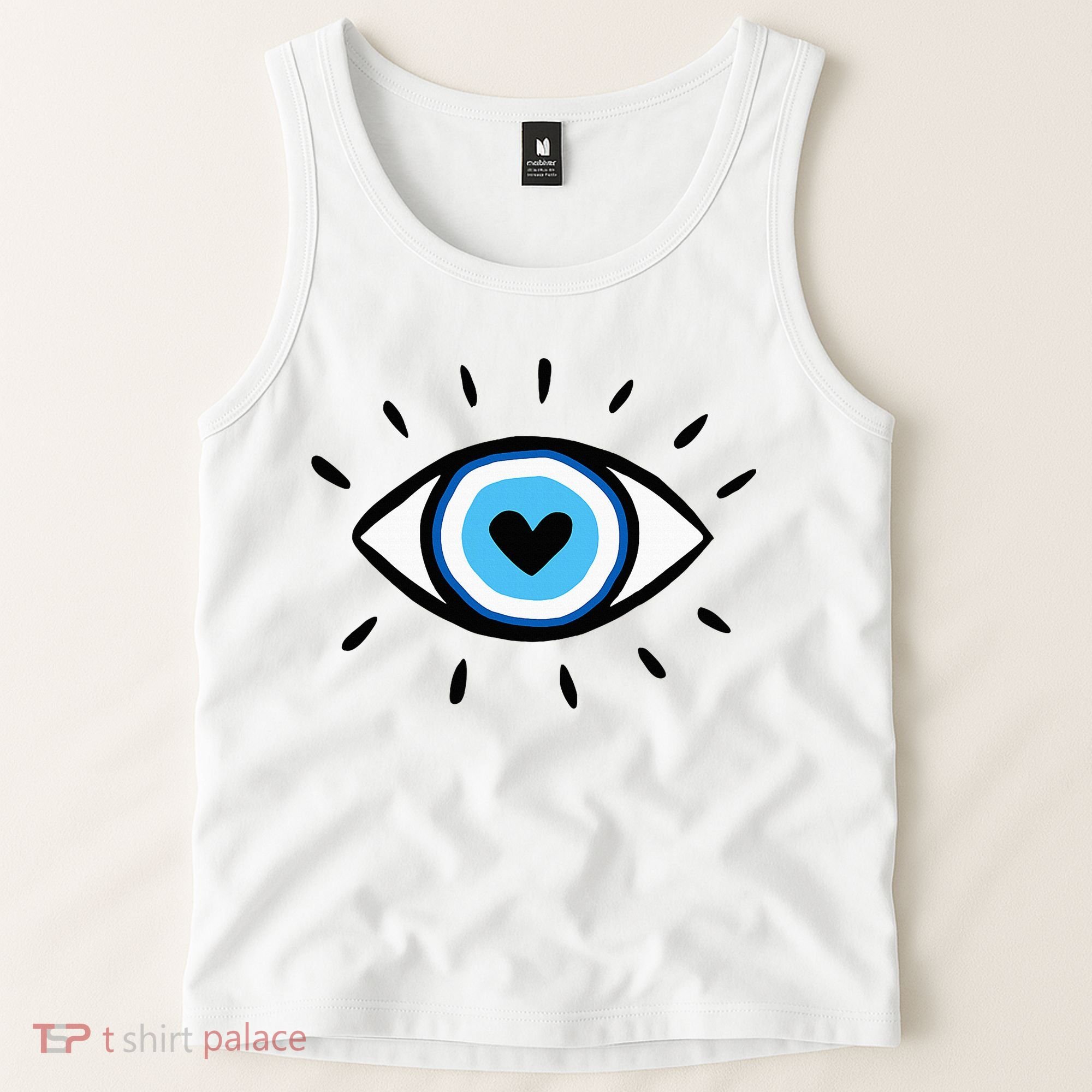 Evil Eye Spiritual Aesthetic Esoteric Mystical Themed Tank Top