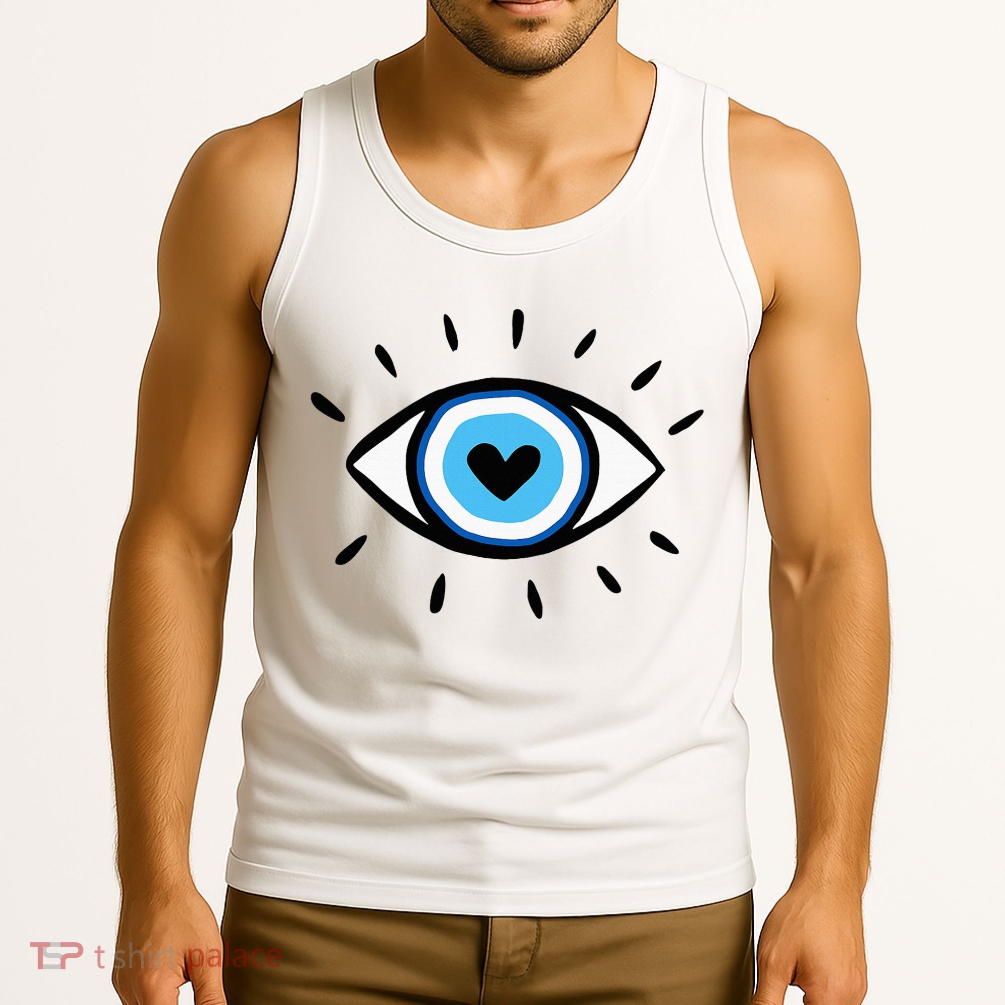 Evil Eye Spiritual Aesthetic Esoteric Mystical Themed Tank Top