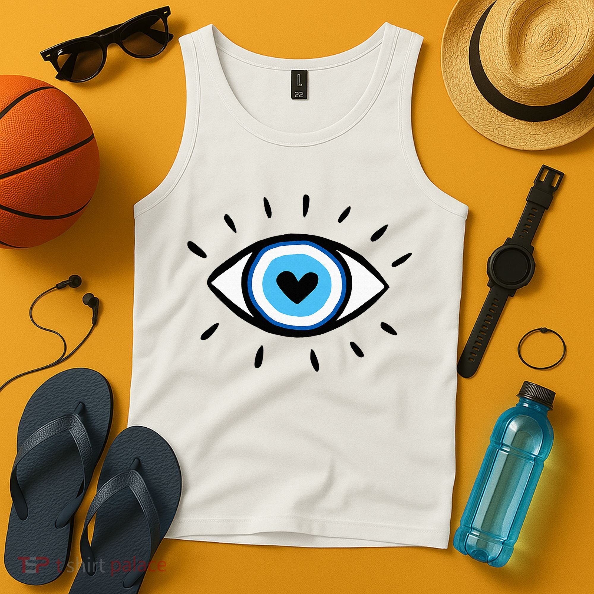 Evil Eye Spiritual Aesthetic Esoteric Mystical Themed Tank Top