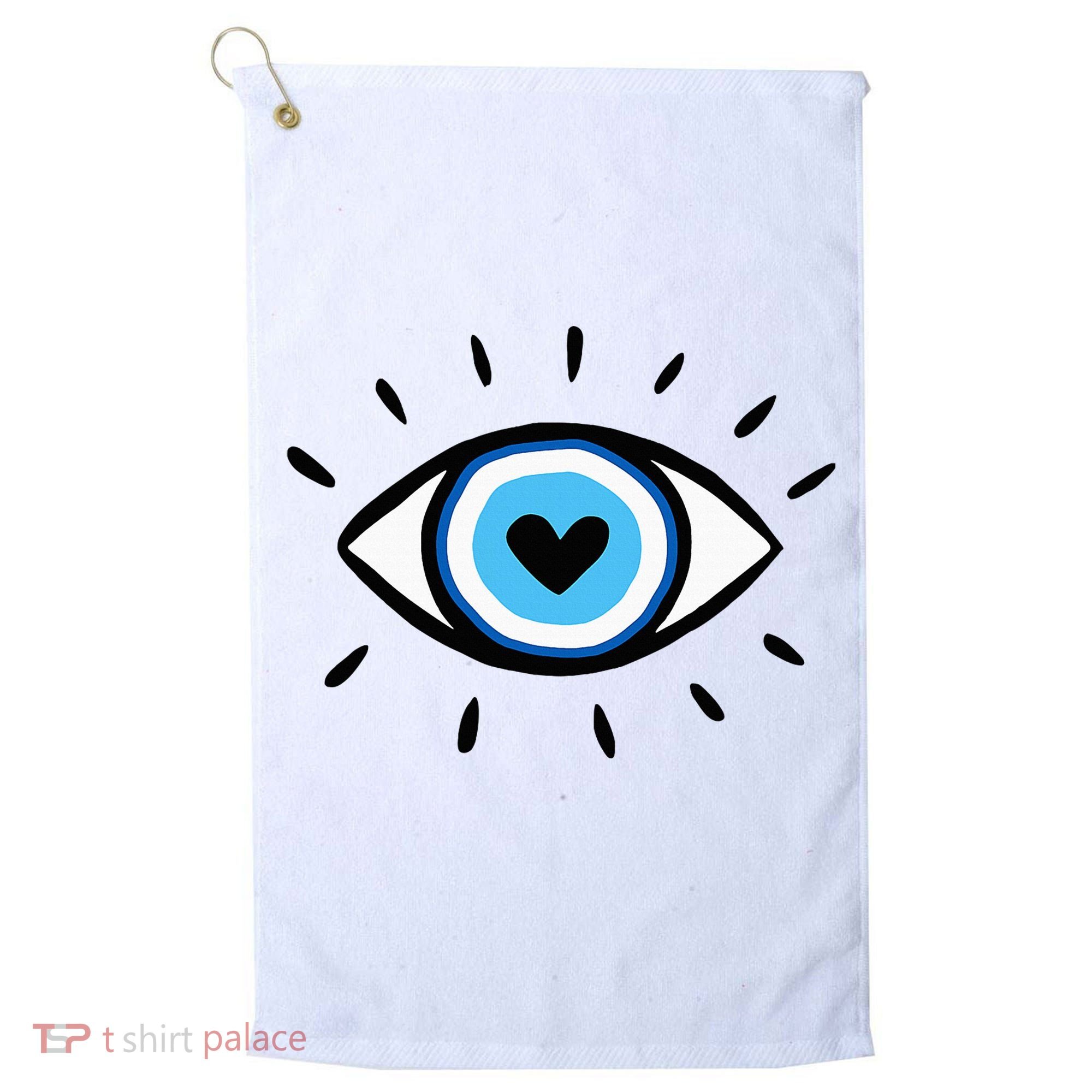 Evil Eye Spiritual Aesthetic Esoteric Mystical Themed Golf Towel