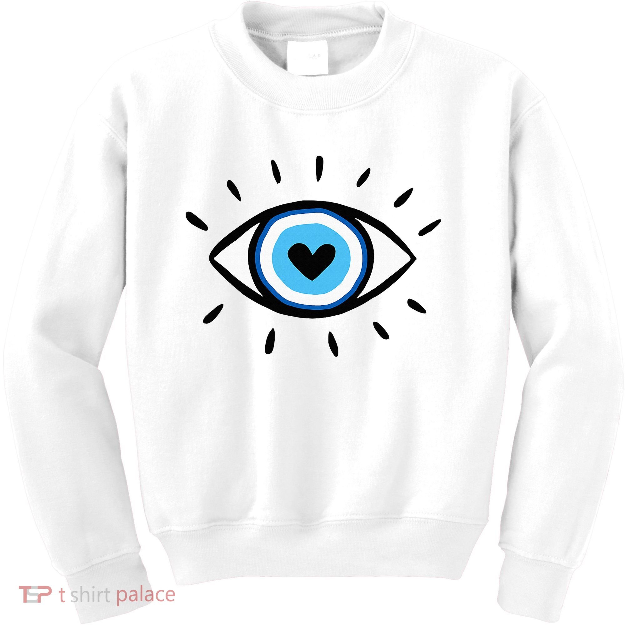 Evil Eye Spiritual Aesthetic Esoteric Mystical Themed Kids Sweatshirt