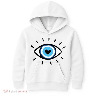 Evil Eye Spiritual Aesthetic Esoteric Mystical Themed Kids Hoodie