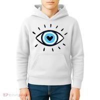 Evil Eye Spiritual Aesthetic Esoteric Mystical Themed Kids Hoodie thumb 4