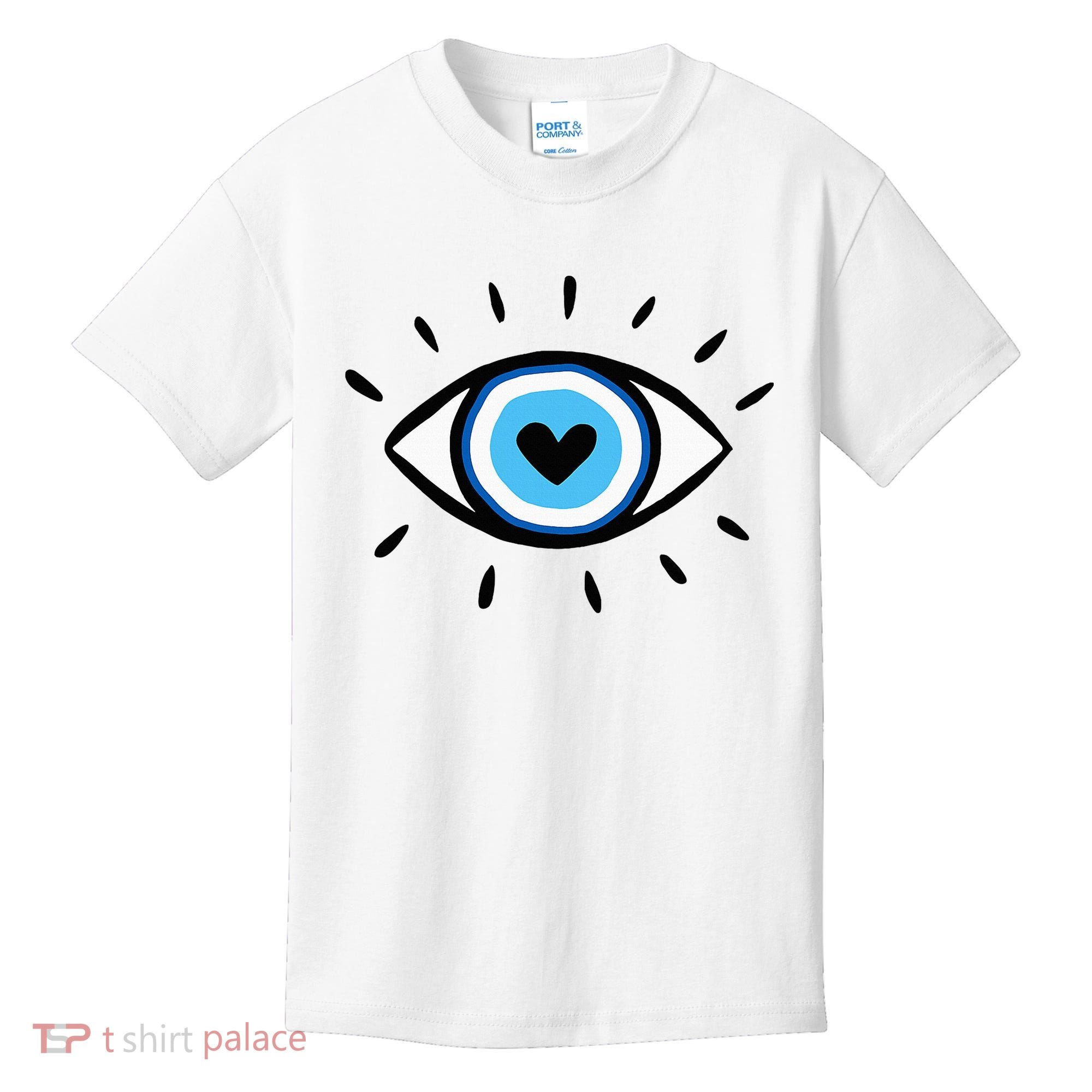 Evil Eye Spiritual Aesthetic Esoteric Mystical Themed Kids T-Shirt