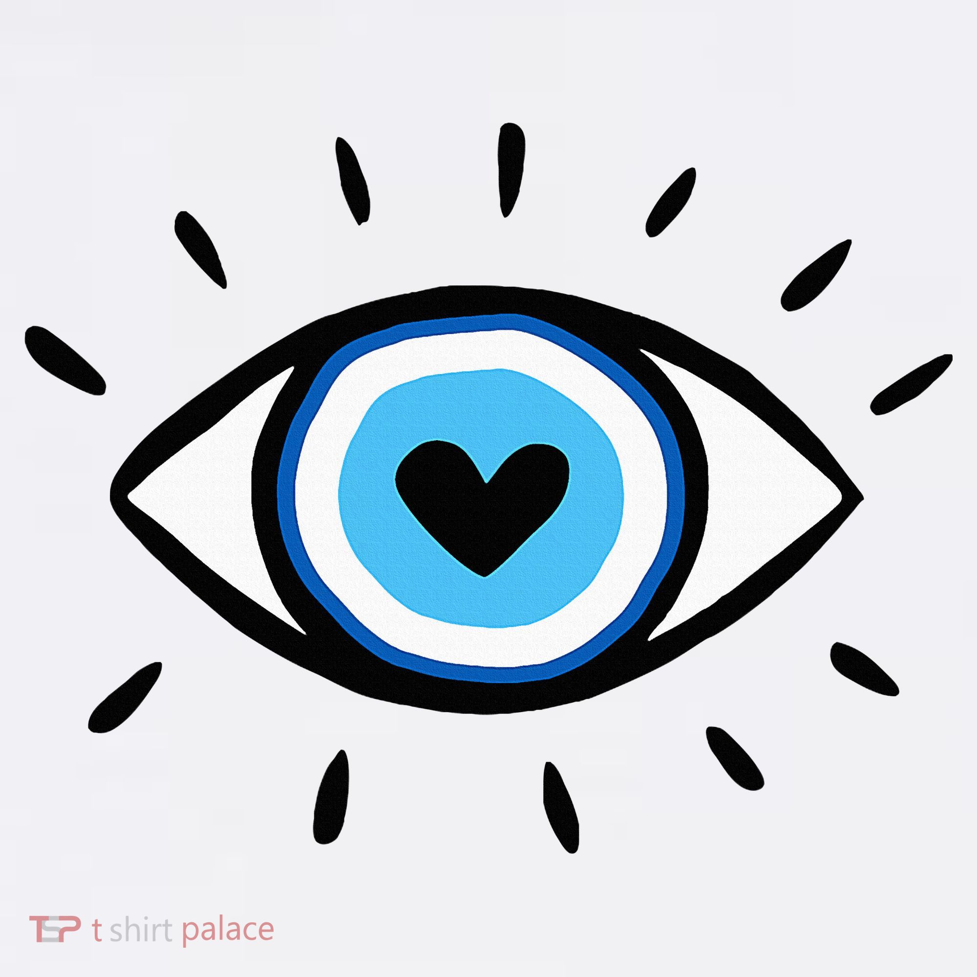 Evil Eye Spiritual Aesthetic Esoteric Mystical Themed Kids T-Shirt