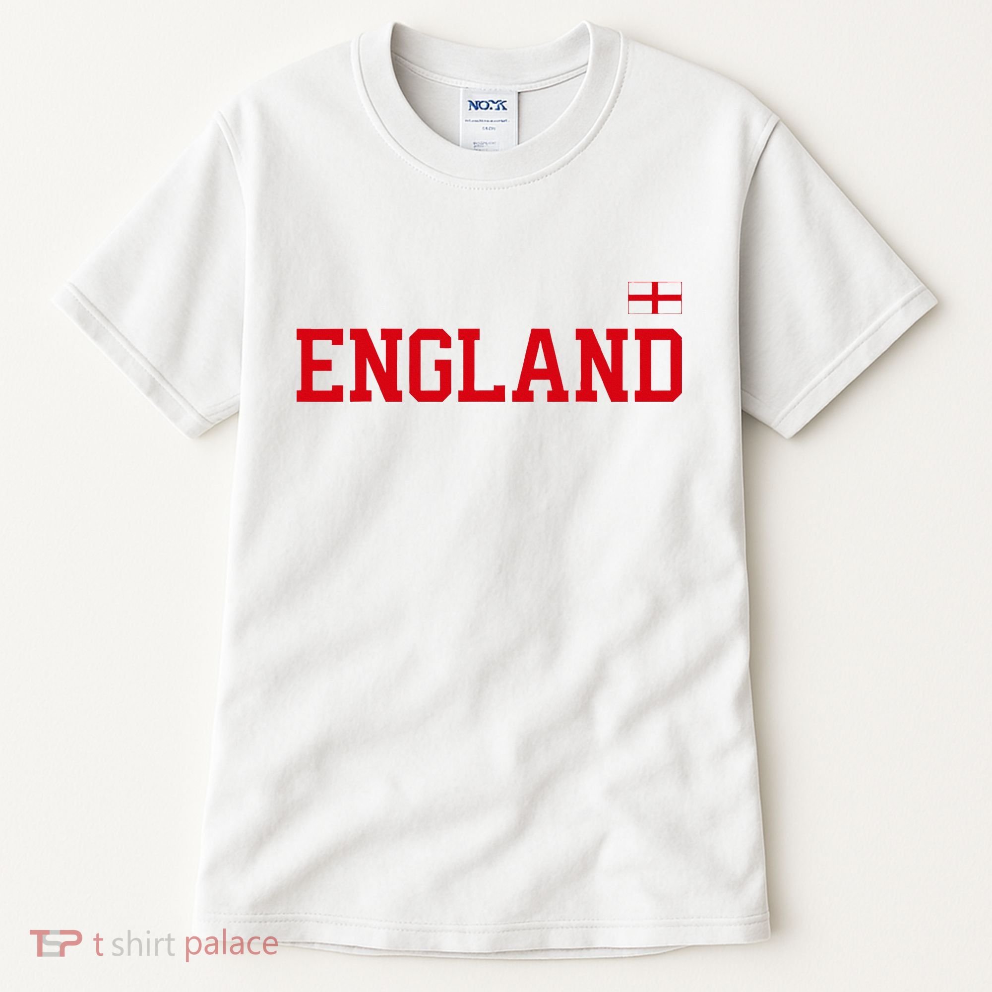 England English Soccer English Flag Tall T-Shirt