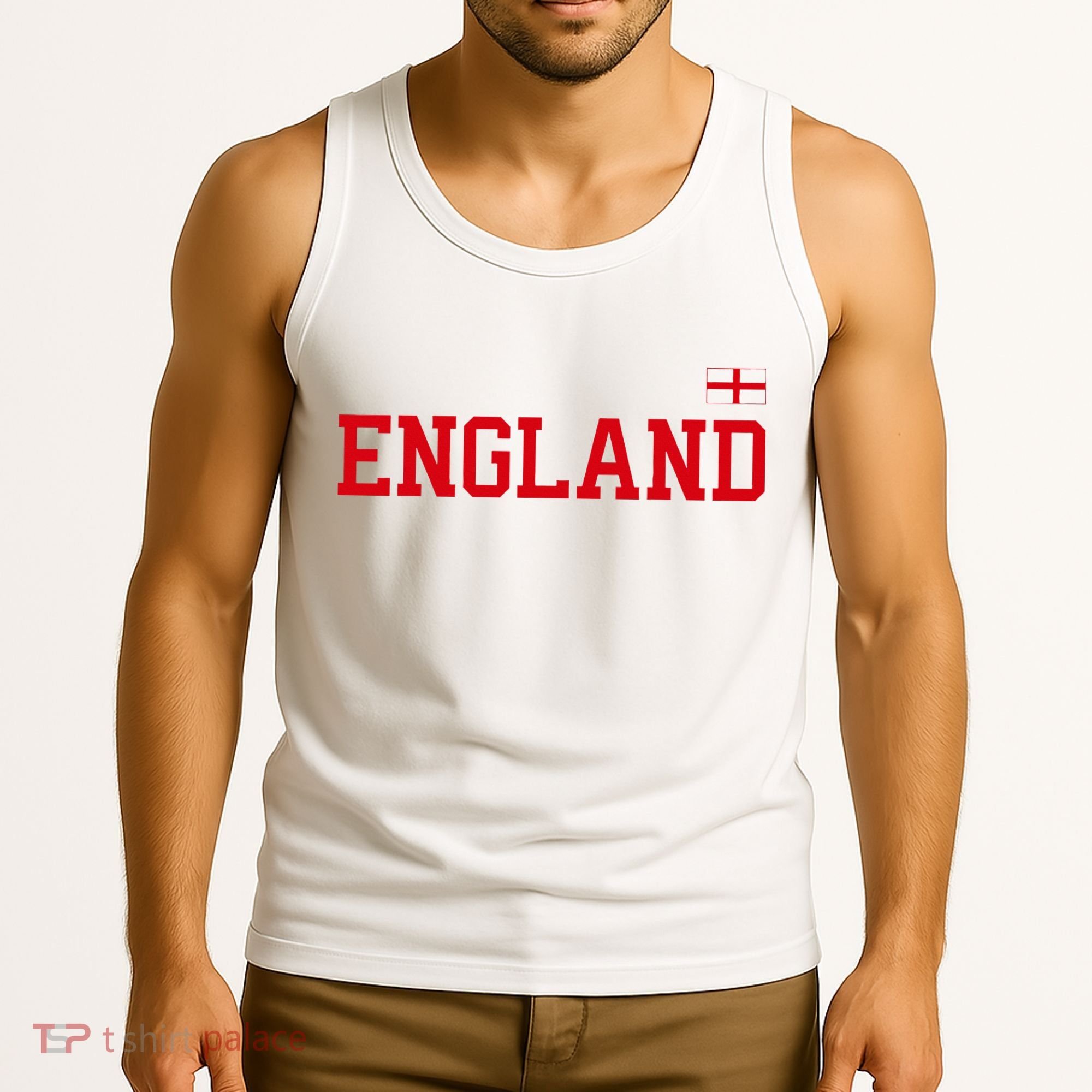 England English Soccer English Flag Tank Top