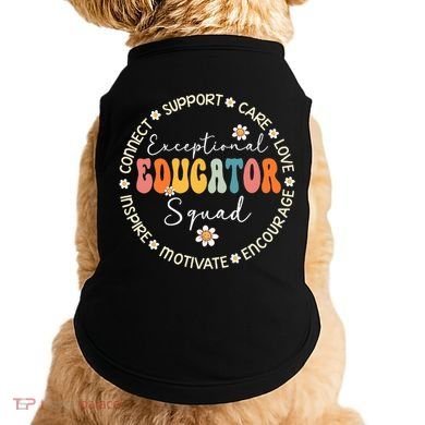 Exceptional Educator Squad Special Needs Education Teacher Doggie Tank