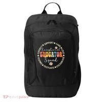Exceptional Educator Squad Special Needs Education Teacher City Backpack thumb 0