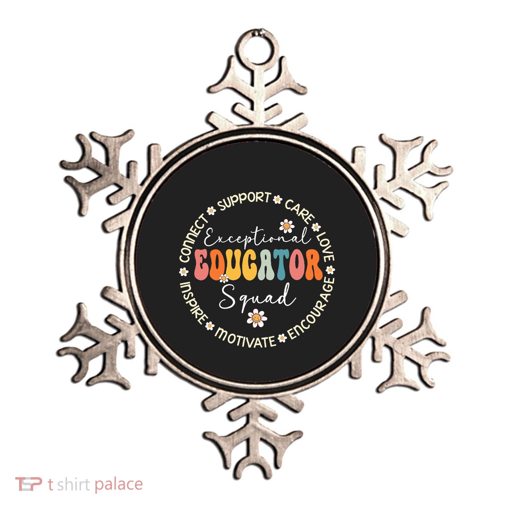 Exceptional Educator Squad Special Needs Education Teacher Ornament