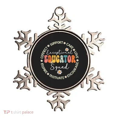 Exceptional Educator Squad Special Needs Education Teacher Ornament