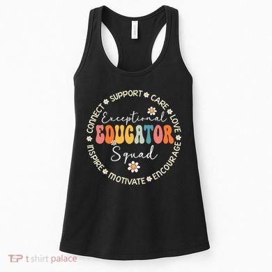 Exceptional Educator Squad Special Needs Education Teacher Women's Tank Top
