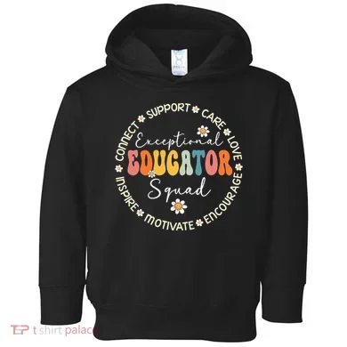 Exceptional Educator Squad Special Needs Education Teacher Toddler Hoodie