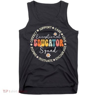 Exceptional Educator Squad Special Needs Education Teacher Tank Top