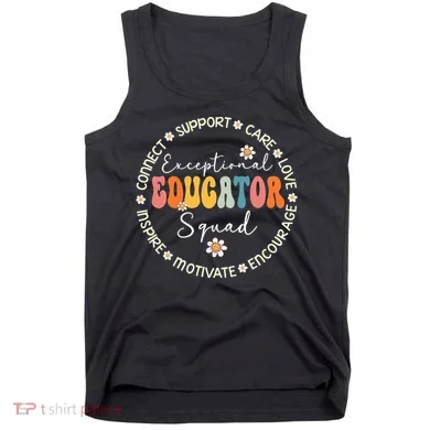 Exceptional Educator Squad Special Needs Education Teacher Tank Top