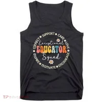 Exceptional Educator Squad Special Needs Education Teacher Tank Top thumb 0