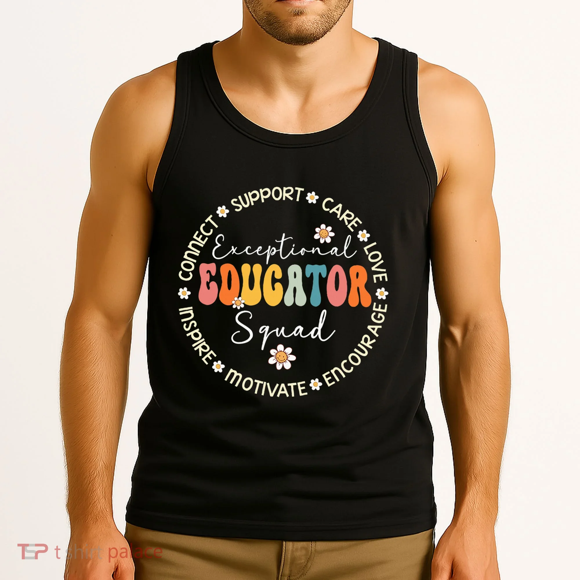 Exceptional Educator Squad Special Needs Education Teacher Tank Top