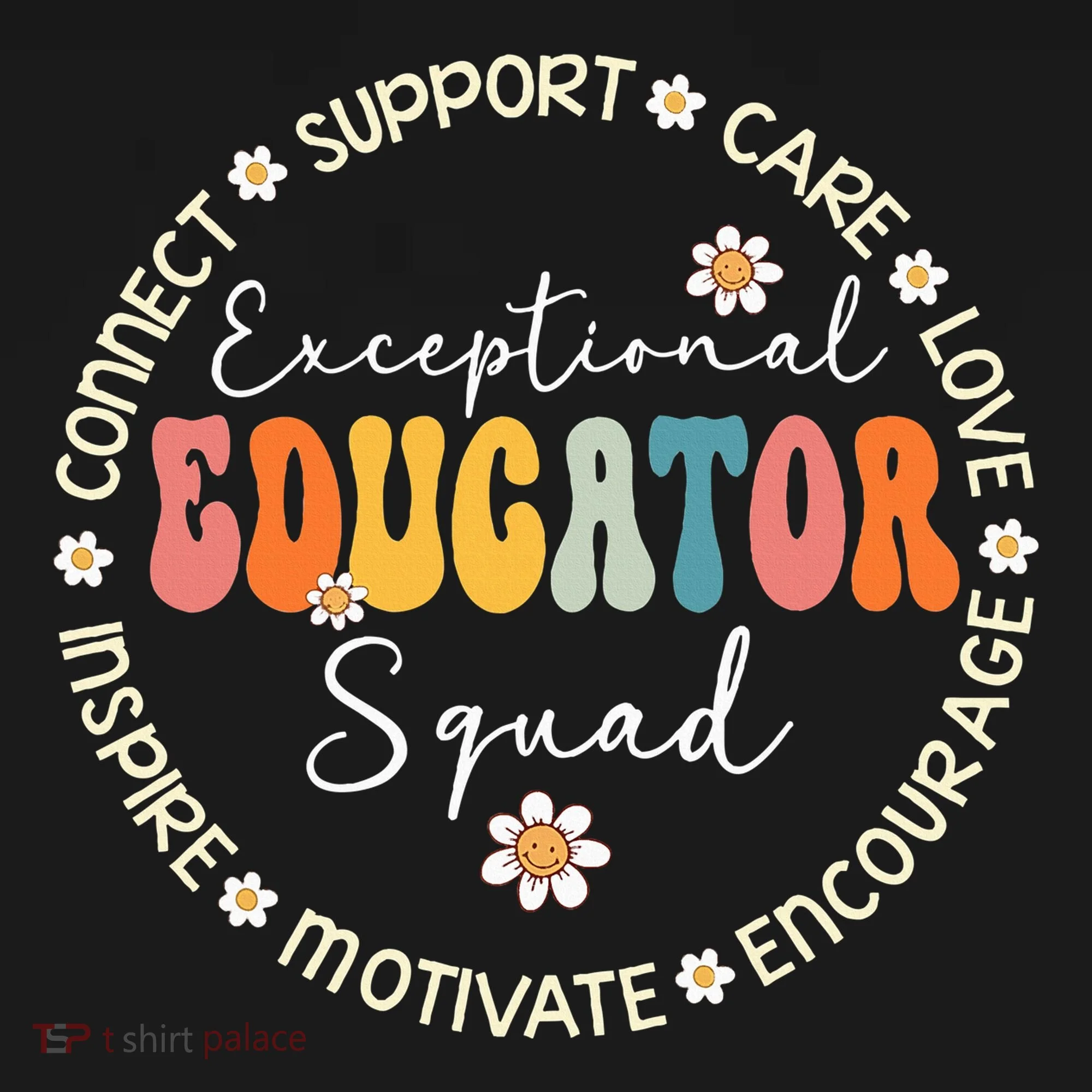 Exceptional Educator Squad Special Needs Education Teacher Tank Top