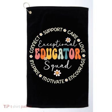 Exceptional Educator Squad Special Needs Education Teacher Golf Towel