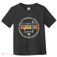Exceptional Educator Squad Special Needs Education Teacher Toddler T-Shirt thumb 0