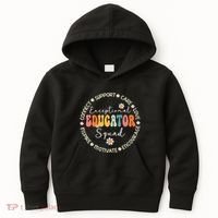 Exceptional Educator Squad Special Needs Education Teacher Kids Hoodie thumb 0