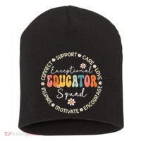 Exceptional Educator Squad Special Needs Education Teacher Short Acrylic Beanie thumb 0