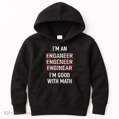 Engineer Engineering Student Funny IM Good At Math Kids Hoodie