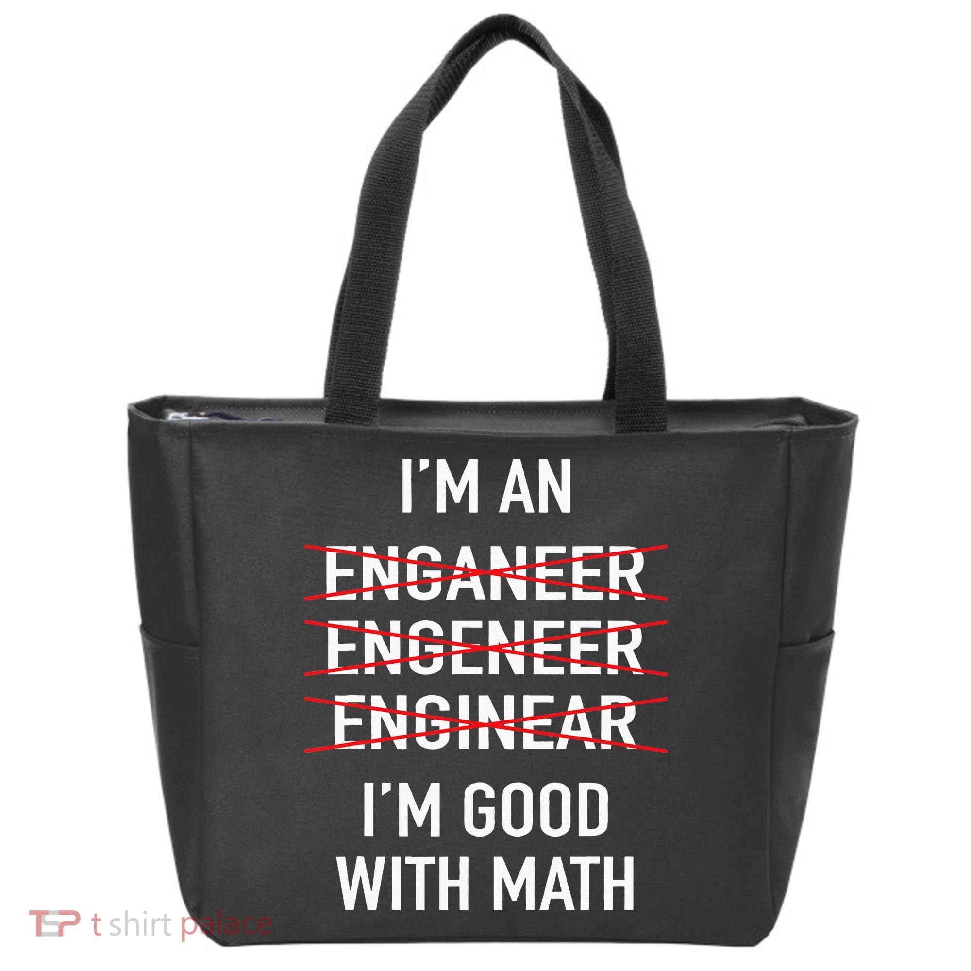 Engineer Engineering Student Funny IM Good At Math Tote Bag