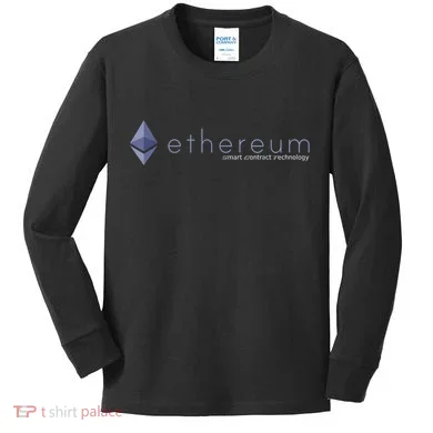 Ethereum ETH Smart Contract Technology Kids Long Sleeve Shirt