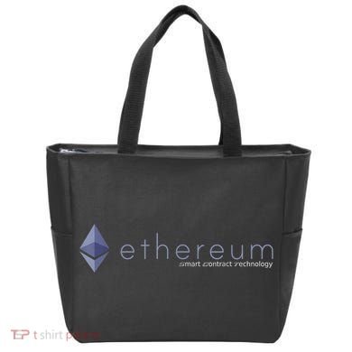 Ethereum ETH Smart Contract Technology Tote Bag
