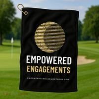 Empowered Engagements The Book Golf Towel thumb 1