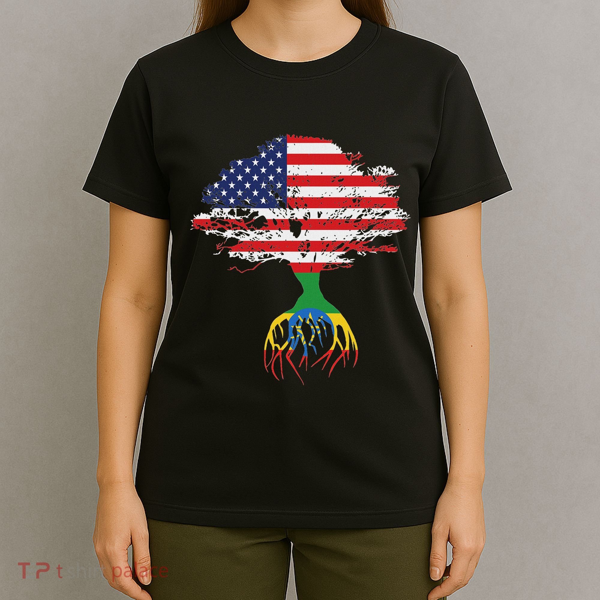 Ethiopian Ethiopia T Gift For Ethiopian People T-Shirt